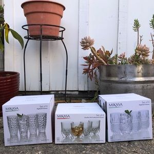 Mikasa Crystal Glasses